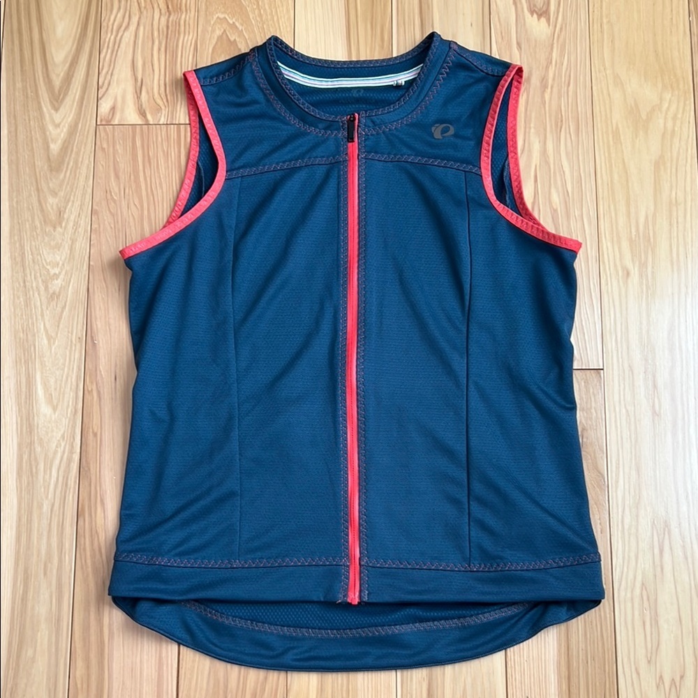 Pearl Izumi Women’s Blue and pink Sleeveless Cycling  vest
